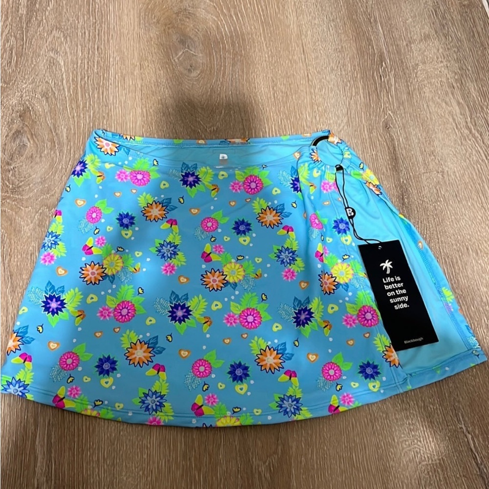 Black bough skirt cover up